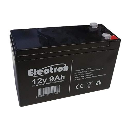 Batteria Al Piombo Ricaricabile 12V 9Ah Lead Acid Agm Vrla Faston F2 Per Allarmi Antifurti, Sistemi Di Sicurezza, Batterie Di Ricambio Per Ups Usv, So