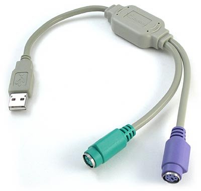 Ict Cavo Usb To Ps2 Per Vecchi Tastiere E Mouse