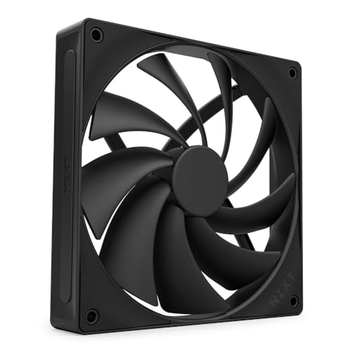 Nzxt F140Q | Ventola Silenziosa 140Mm | Aspirazione O Scarico | Telaio Smussato E Flusso Concentrato | Cuscinetti Fluid. | Rumore Ridotto | Controllo