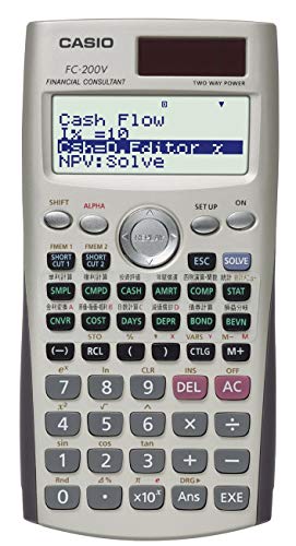 Casio Fc-200 V Calcolatrice Finanziaria