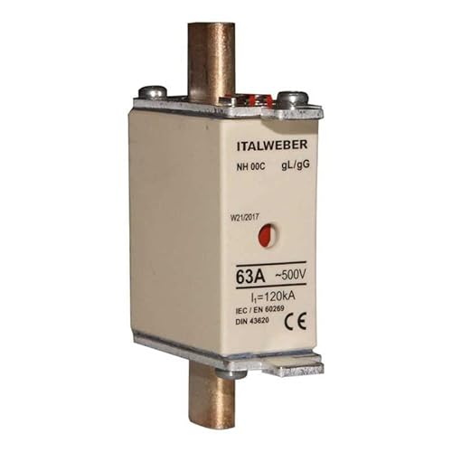 Fus Nh00 Ktf Gg 125A 500V - Italweber Nh00125 - Italweber Nh00125