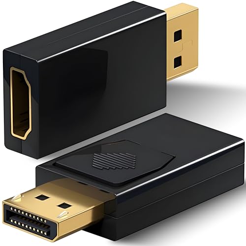 Retoo Adattatore Hdmi A Displayport 1080P Convertitore Bidirezionale Plug And Play Supporta Full Hd 60Hz Contatti Dorati Di Alta Qualità Per Hdtv Moni