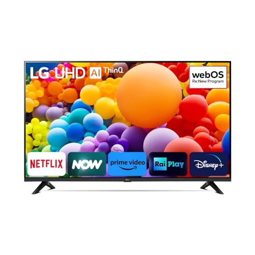 Lg Uhd 65'', Serie Ut73 2024, Smart Tv 4K, 65Ut73006La, Processore Α5 Gen7, 20W, 3 Hdmi, Hdr10 Pro, Filmmaker Mode, Game Optimizer, Alexa, Wi-Fi, Webo