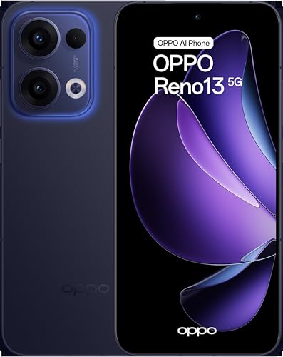 Oppo Reno Reno13 Fs 5G Ai Smartphone, Tripla Fotocamera 50+8+2Mp, Selfie 32Mp, Display 6.67” 120Hz Amoled Fhd+, 5800Mah, Ram 12Gb(Esp4Gb/8Gb/12Gb)+Rom