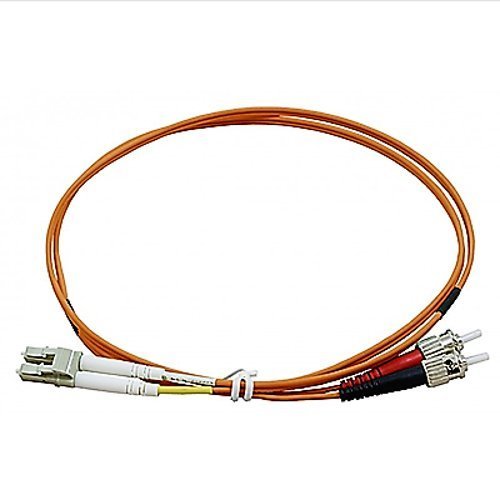 Digitx.It Cavo Fibra Ottica - Patch Cord Lc St Multimode Duplex Orange 50/125 Om2 Mt. 2