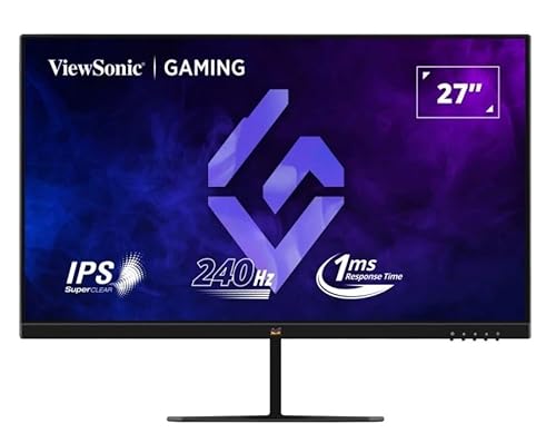 Viewsonic Vx2779A-Hd-Pro Gaming Monitor 27 Zoll - Full Hd (1920 X 1080), 240Hz, 1Ms, 16:9, 2X Hdmi, 1X Displayport [Energieklasse E] (Vx2779A-Hd-Pro)