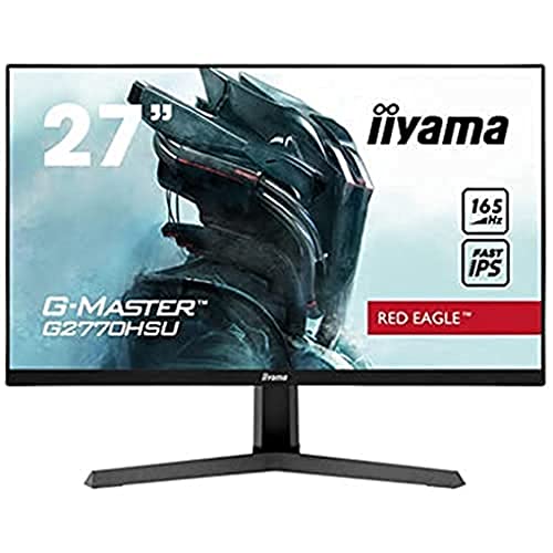 Iiyama Schermo Da Gioco Per Pc, G-Master Red Eagle G2770Hsu-B1-27 Fhd - Pannello Ips - 0,8 Ms - 165 Hz - Hdmi/Displayport -