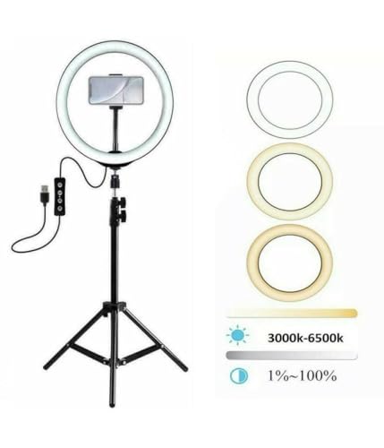 Oise Art Store Trade Shop - Anello Luminoso Studio Fotografico Selfie Ring Light Tiktok Youtube Treppiedi