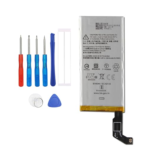 Vvsialeek G020I-B - Batteria Per Cellulare Compatibile Con Google Pixel 4 G020M G020I Ga01188-Us Con Kit Di Attrezzi