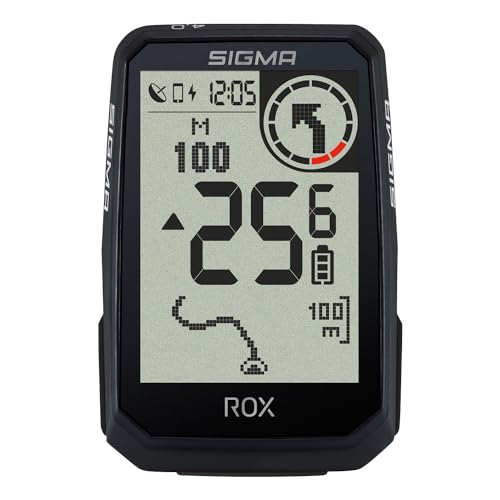 Sigma Ciclocomputer Gps Rox 4.0 Endurance Autonomia Di 40H, 30 Funzioni, Re-Routing E Compatibilità E-Bike Ant+&Ble |Gps Bici Montaggio Senza Attrezzi