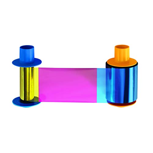 Fargo Rbn D1500 Ymcko 500 Nastro Per Stampante 500 Pagine Nero, Ciano, Magenta, Giallo - Nastro Per Stampanti A Matrice (Dtc1500, 500 Pagine, Nero, Ci