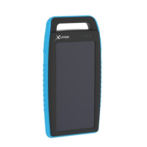 Xlayer Solar Power Bank I 15000 Mah I Ricarica Rapida I Camping I Caricatore Outdoor I Batteria I Pannello Solare I Compatibile Con Iphone 16/15/14/13