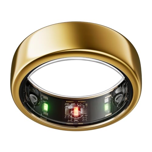 Oura Ring Gen3 Horizon - Misura 12, Gold | Monitora Sonno, Frequenza Cardiaca E Fitness - Batteria Fino A 7 Giorni - Compatibile Con Ios/Android - Pro