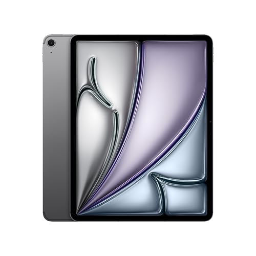 Apple Ipad Air 13'' Con Chip M3: Apple Intelligence, 128 Gb, Fotocamera Frontale E Posteriore Da 12Mp, Wi-Fi 6E + Reti Cellulari 5G, Touch Id, Un Gior