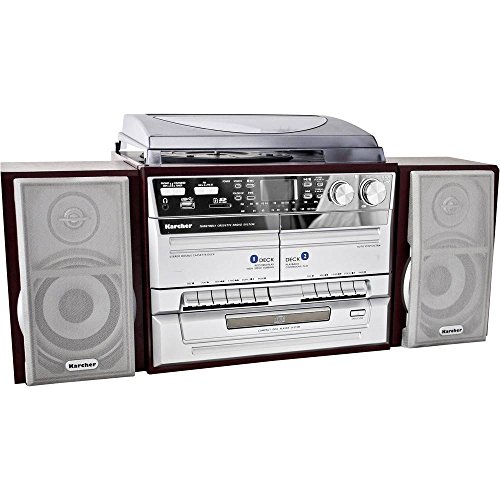 Karcher Ka 320 Impianto Compatto (Lettore Cd, Doppio Scomparto Per Audiocassette, Giradischi)