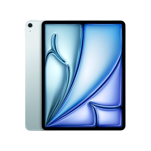 Apple Ipad Air 13'' Con Chip M3: Apple Intelligence, 128 Gb, Fotocamera Frontale E Posteriore Da 12Mp, Wi-Fi 6E + Reti Cellulari 5G, Touch Id, Un Gior