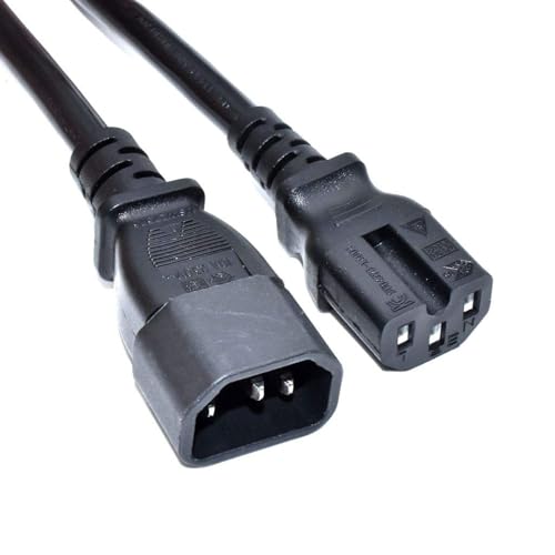 Akyga Ak-Up-05 - Cavo Di Alimentazione Per Server C14/C15, 1 M, Rame 3 X 1 Mm²