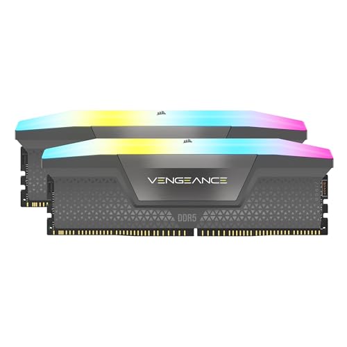Corsair Vengeance Rgb Ddr5 Kit Di Potenziamento Della Luce (Nessuna Memoria Fisica) – Grigio