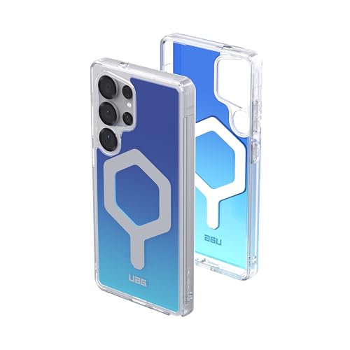 Urban Armor Gear Plyo Pro Case Samsung Galaxy S25 Ultra Cover ("Designed For Samsung", Anello Magnetico, Ricarica Wireless Compatibile) Blu/Ombre