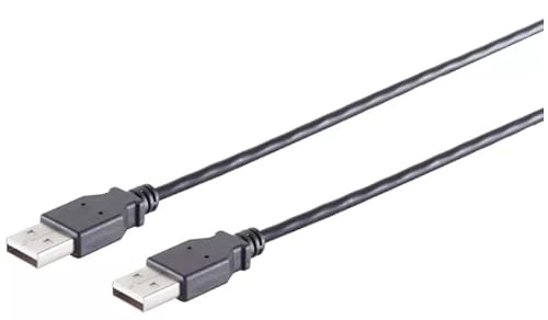 Shiverpeaks S/Conn Maximum Connectivity Usb High Speed 2.0 Kabel, A/A Stecker, Usb 2.0, Schwarz, 1,0 M (13-22025) Marca