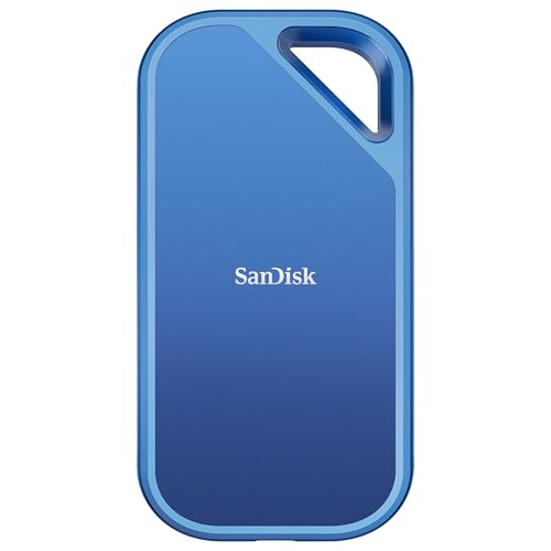 Sandisk Creator Pro Portable Ssd 4Tb (Per Creatori Di Contenuti, Nvme Ssd, Con Velocità Fino A 2000 Mb/S Lettura/Scrittura, Protezione Da Cadute Fino