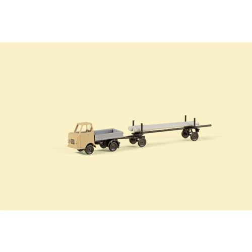 Auhagen 44658 N Multicar M22 - Piantana Con Rimorchio Lungo
