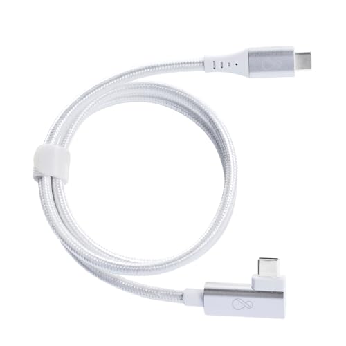 Bachmann Ochno - Cavo Usb-C Ad Angolo, 0,7 M, Colore: Argento