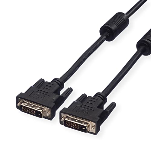Value Cavo Monitor Dvi St-St (24+1) Doppio Sinistro, 7,5 M