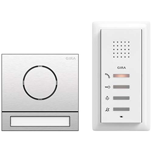 Gira Efh-Paket Audio 2406000 - Set Citofono In Acciaio Inox System 106, 4010337033929