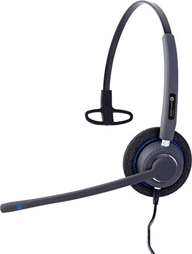 Alcatel-Lucent Enterprise Ah 21 U - Cuffie Per Telefono Usb Con Cordino, Colore: Nero