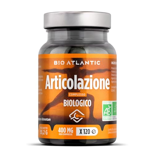 Articolazione Bio - 400 Mg - 120 Compresse - Una Miscela Di 3 Piante Biologiche Per Prendersi Cura Delle Vostre Articolazioni