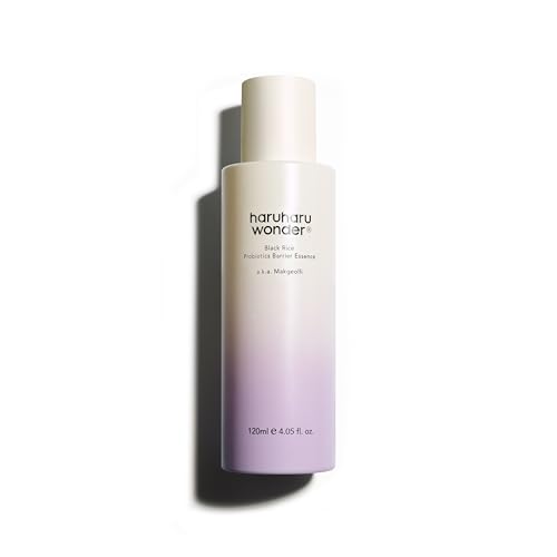 Haruharu Wonder Black Rice Probiotics Barrier Essence 120Ml, Tonico Essenza Rinforza La Barriera Cutanea, Con Ceramidi, Ingredienti Fermentati, Idrata