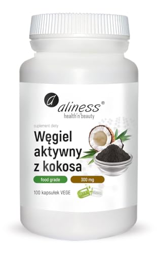 Carbone Attivo Cocco Alimentare 300 Mg 100 Capsule Aliness