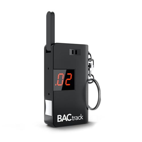 Bactrack Etilometro Keychain, Etilometro In Formato Portachiavi Da Tasca Ultraportatile Per Uso Personale (Nero)