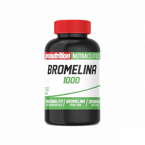 Pronutrition Bromelina Da 60 Cps - Integratore Alimentare Di Bromelina Da Ben 1000 Mg A Cps Utile Per Facilitare La Digestione Delle Proteine, Sconpon