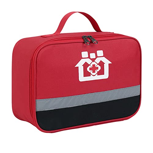 Borsa Pronto Soccorso, Kit Di Primo Soccorso Vuota Pacchetto Di Medicina Per Casa In Nylon Per Le Emergenze A Casa, In Ufficio, In Escursionismo (Ross
