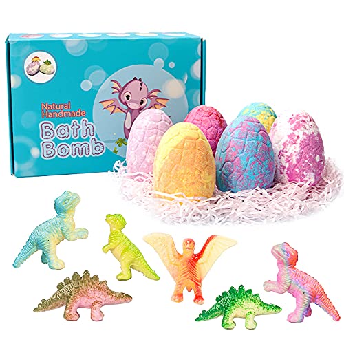 Queta Bombes De Bain, Boule De Bain Aux Œufs De Dinosaure Pour Enfants, Sans Additifs, Bain Moussant De Sel De Bain Aux Huiles Essentielles Ingrédient
