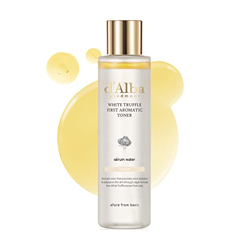 D'Alba Tonico First Aromatico Al Tartufo Bianco Italiano, Trattamento Viso Vegano Coreano, Tonico Idratante Con Tartufo Bianco, Miglioramento Della St
