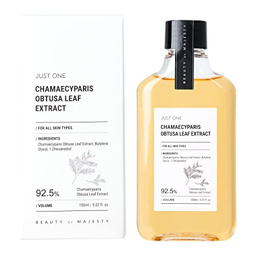 Bom Just One Tonico Viso Estratto Di Foglie Di Chamaecyparis Obtusa 150Ml, Tonico Vegano Senza Alcool, Tonico Chiarificante, Siero Lenitivo, Tutti I T