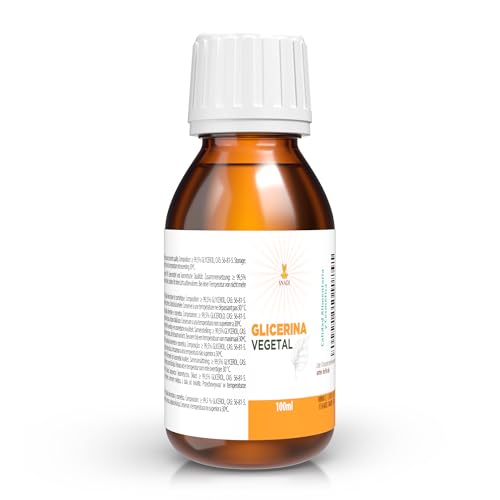 100 Ml - Glicerina (Usp), Purezza +98% (Glicerina Vegetale). Pelle, Capelli, Mani Glicerina. Glicerina Naturale.
