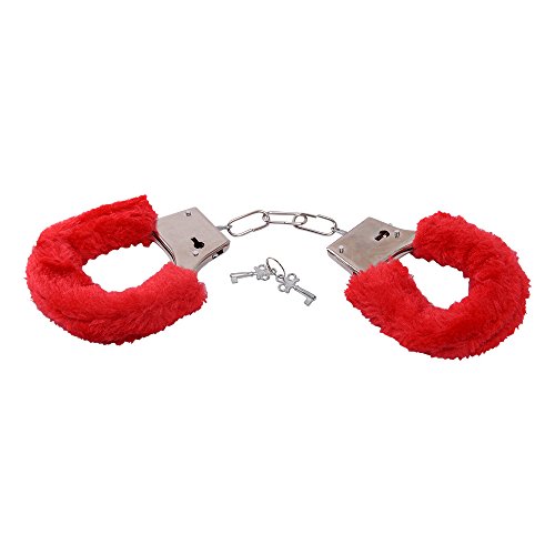 Toyz4Lovers Bestseller Manette Con Pelliccia, Rosso - 75 Gr