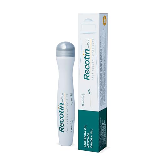 Novokill Recotin Roll-On Curativo Per Zanzare 15Ml | 100% Ingredienti Naturali | Sollievo Dal Dolore Da Puntura | Dopopuntura Per La Famiglia