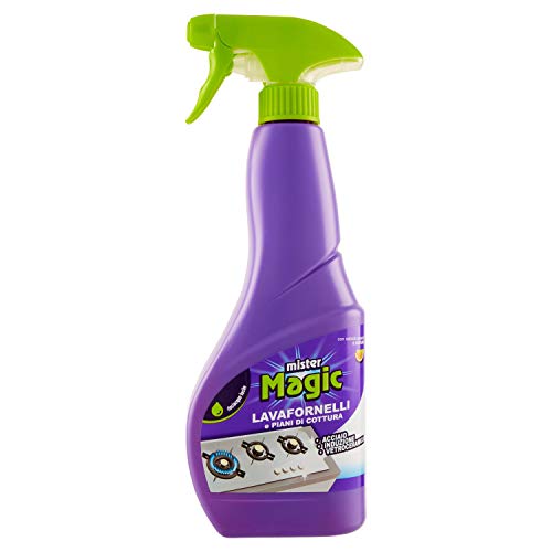 Mister Magic, Lavafornelli E Piani Di Cottura, Sgrassa E Igienizza, Previene I Cattivi Odori, Con Estratti Naturali Di Agrumi - 500 Ml