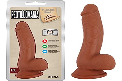 Dildo A Doppia Densità Peotillomania Da 7,5 Cm, Con Base A Ventosa, Imbracatura Compatibile Da Chisa Novelties