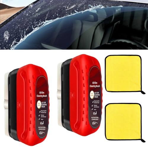 Car Glass Oil Film Cleaner 120Ml Detergente Per Pellicola Olio Per Vetri Auto Spazzola Per Pulizia Film Dell'Olio Per Auto Pulizia Lucida Antipioggia