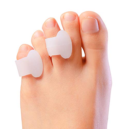 Sumiwish Separatore Dita Piede Mignolo, [10X] Divaricatore Per Le Dita Dei Piedi, Proteggi Mignolo, Sollievo Piedi Pressione Dolore