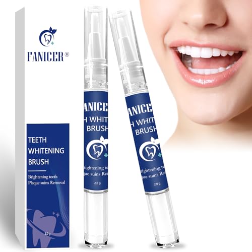 2 Pezzi Penna Sbiancante Denti,Gel Per Sbiancamento Denti,Kit Sbiancante Denti Sbiancamento,Sbiancamento Dei Denti Sicuro Ed Efficace,Sbiancamento Rap