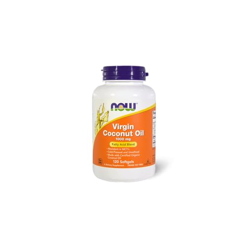 Now Foods Olio Di Cocco Vergine, 1000Mg Softgels, 120-Count