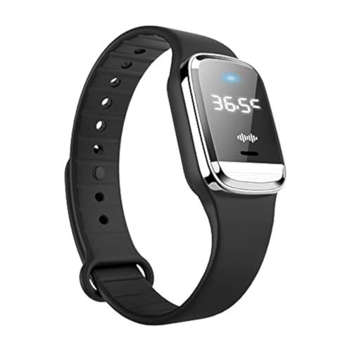 Feloyal Bracelets Anti-Moustiques, Affichage De La Température Corporelle Et Montre Anti-Moustiques Rechargeable Par Usb Étanches À Ultrasons Pour Adu
