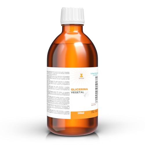 500 Ml - Glicerina (Usp), Purezza +98% (Glicerina Vegetale). Pelle, Capelli, Mani Glicerina. Glicerina Naturale.